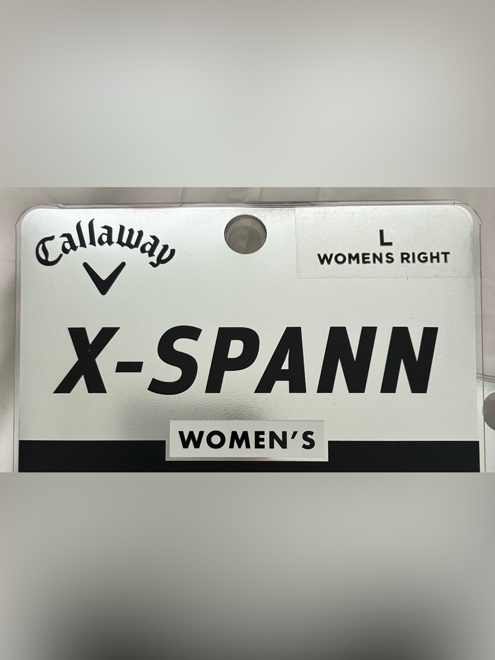 Callaway X-Spann Women's White Golf Glove - RIGHT HAND - Picture 3 of 3